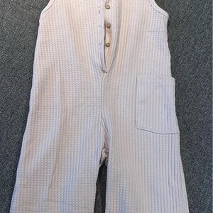 Cozy Knit Button-Up Jumpsuit